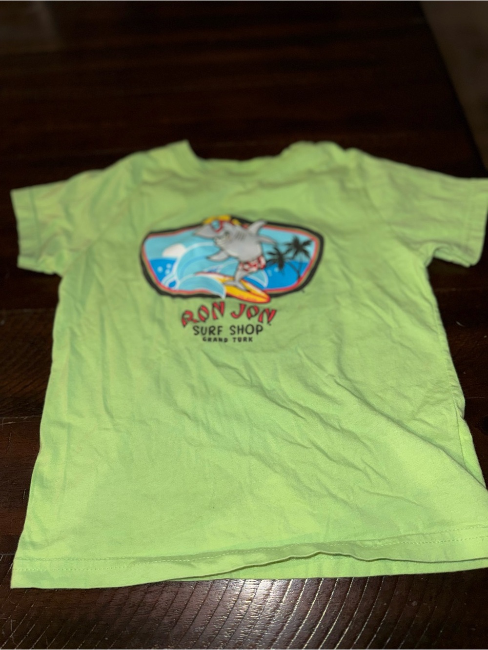 Lime Green Kids Graphic Tee